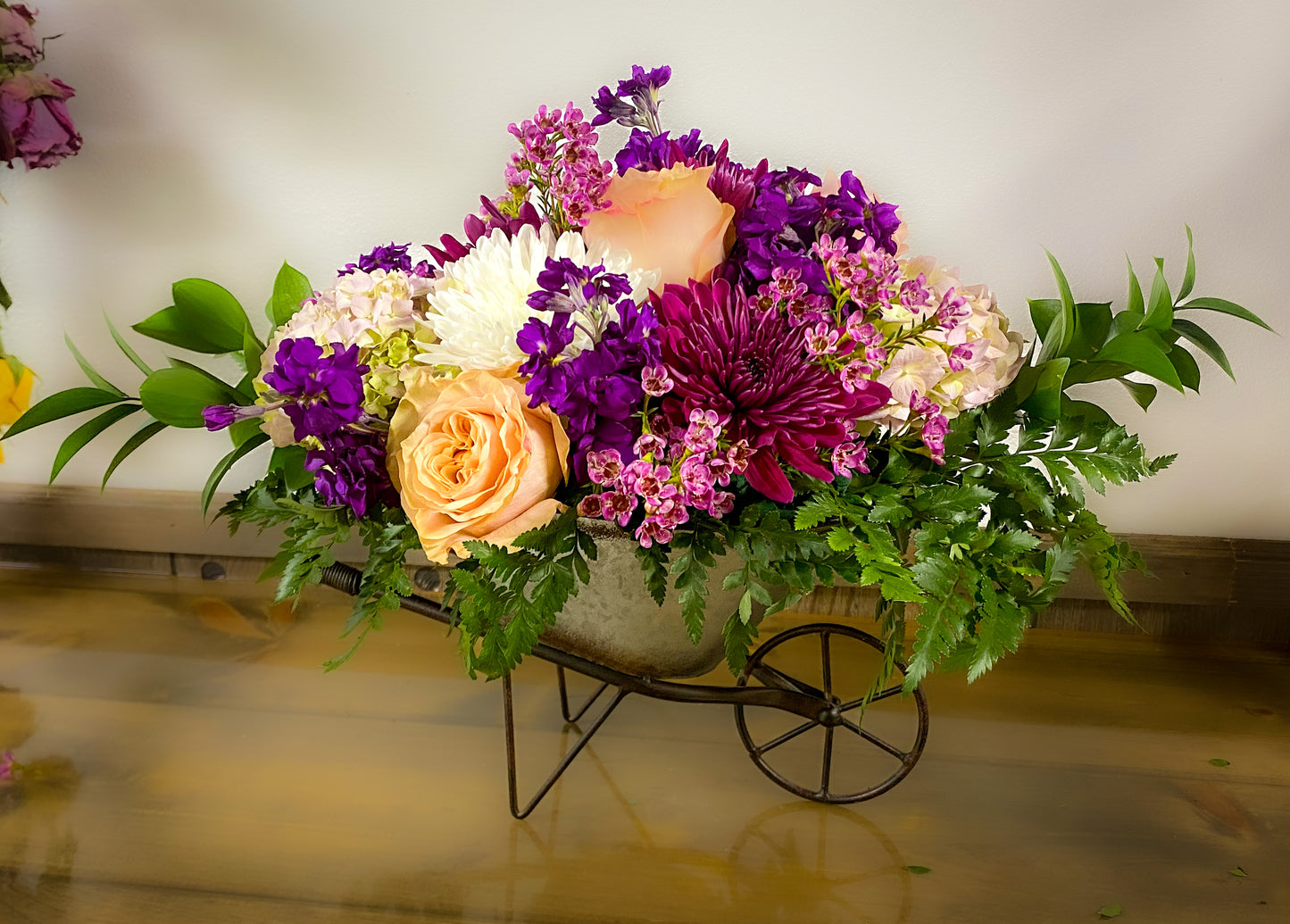 Blooming Wheelbarrow