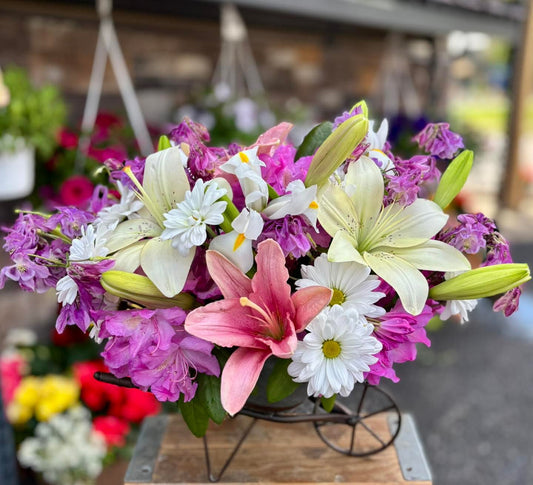 Blooming Wheelbarrow
